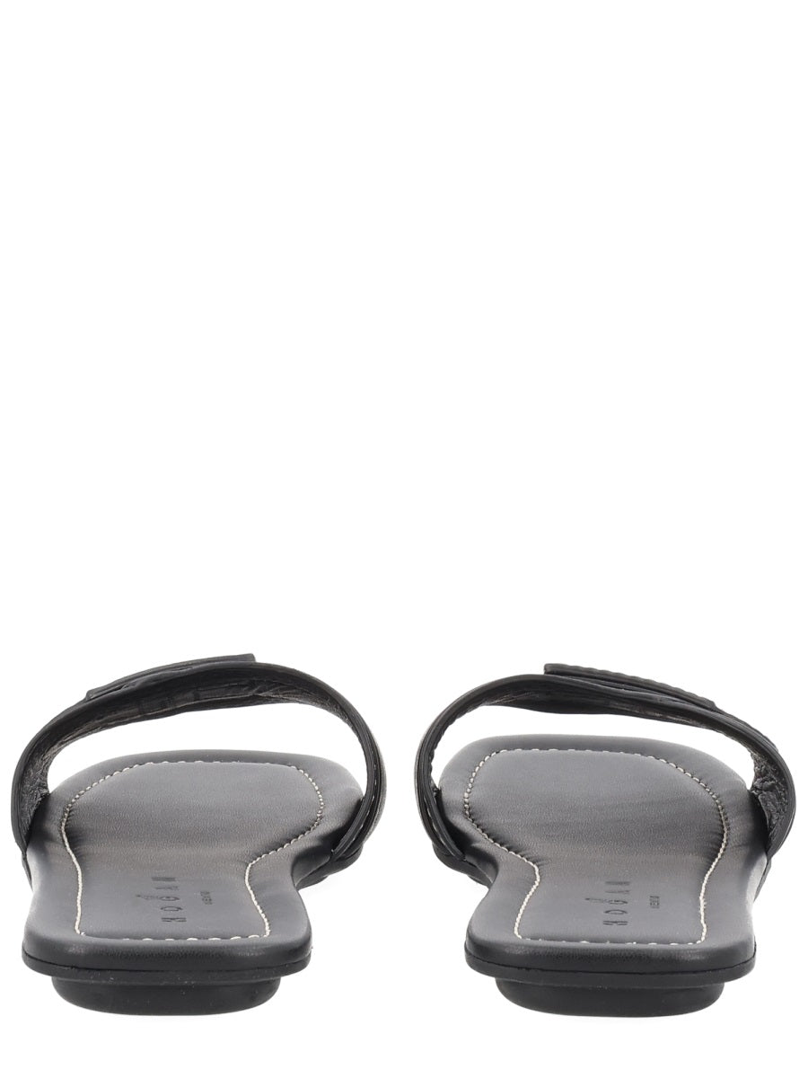 Hogan Sandals - Black | 80e0647d410eaa4298f8295e0576a5e26a71756b