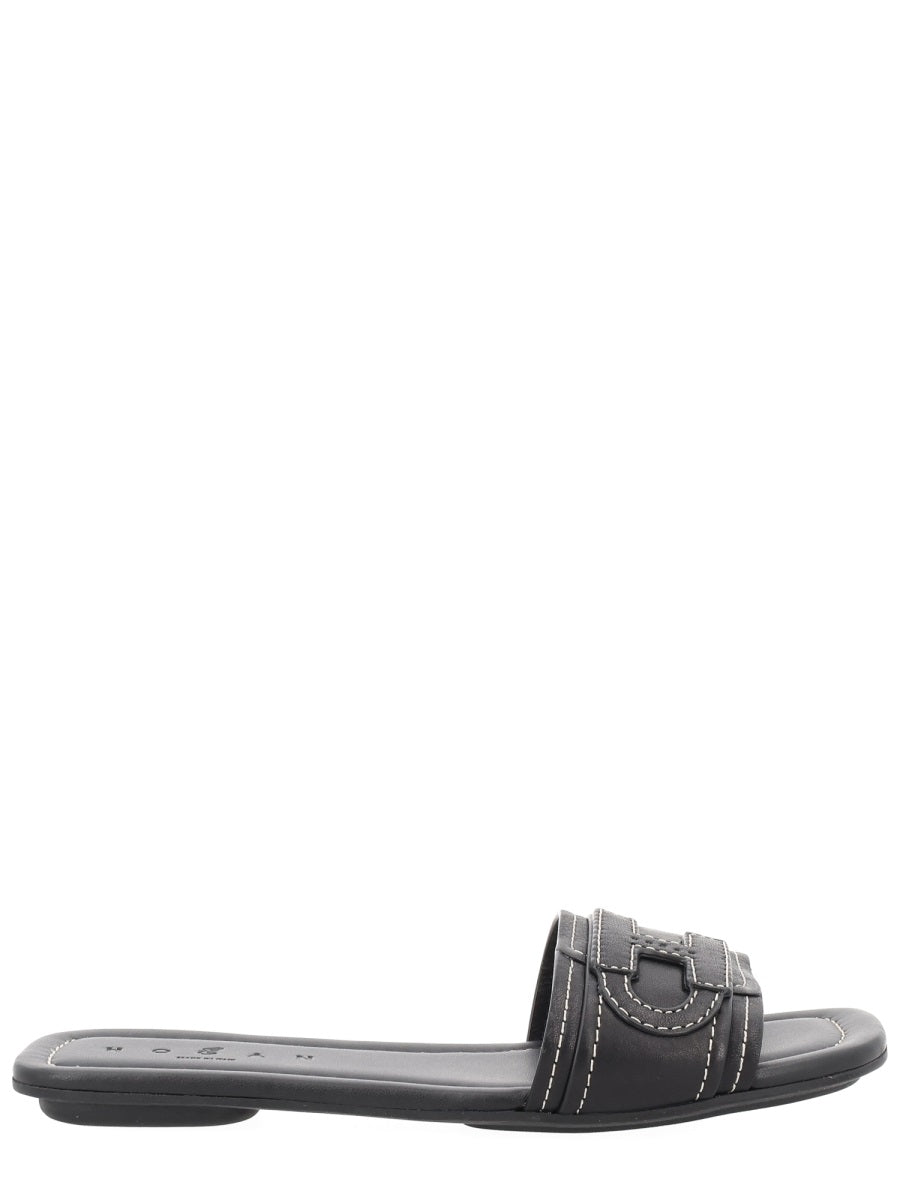 Hogan Sandals - Black | d57d51124632df4941e8d09850fae76bb5e297f1