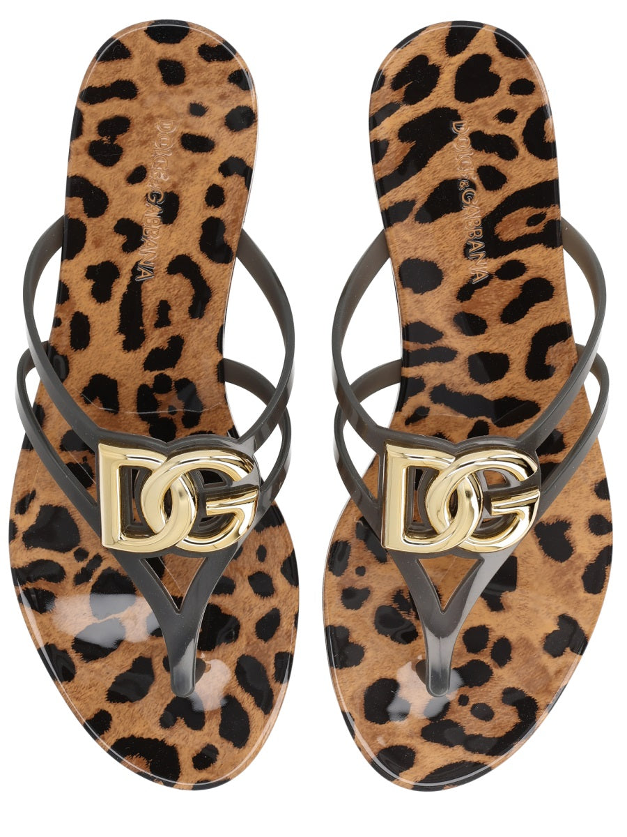Dolce & Gabbana Sandals - Animalier | e4d4b065f4b721f452e4987d679dd44bc9574169