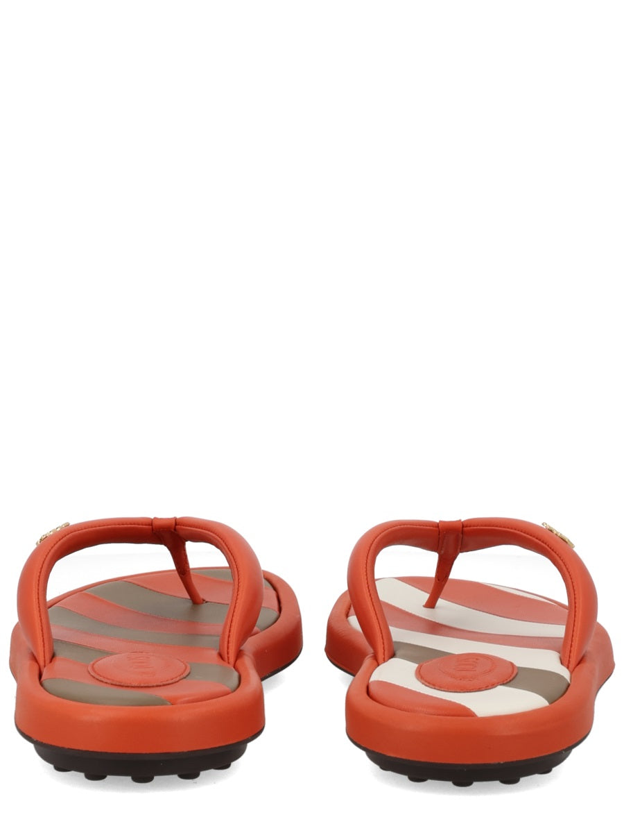 Tod'S Flat Shoes - Orange | 2ff49cd30d47d2593ae2449c47e501bf64895d60