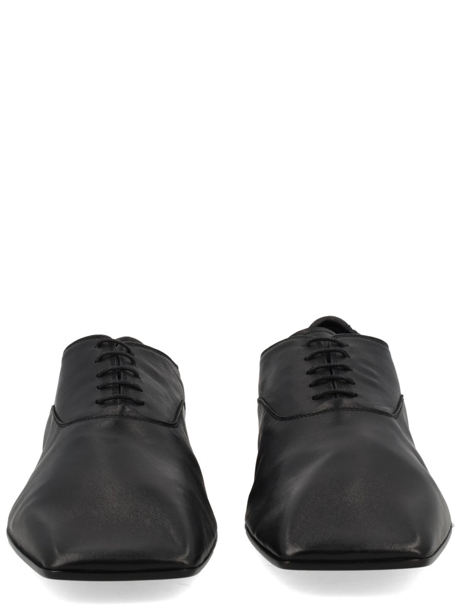 Mm6 Maison Margiela Flat Shoes - Black | 94228562f9eacac604192523e4da4cff6dcec3fe