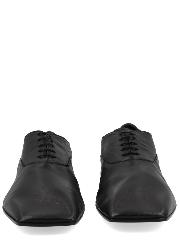 Mm6 Maison Margiela Flat Shoes - Black | 94228562f9eacac604192523e4da4cff6dcec3fe
