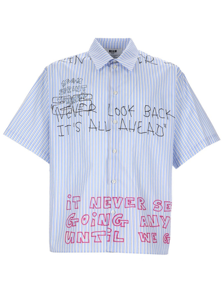Msgm Shirts - Azure | 7bc1d068a7103d85841dc9dc4ecfcbc17ea9886a