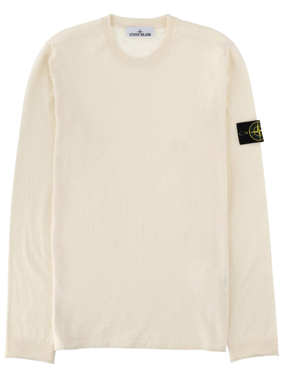 Stone Island Sweaters - Ivory | 4973dc01f61417ab19020fbe9951f8fc97bd25ac