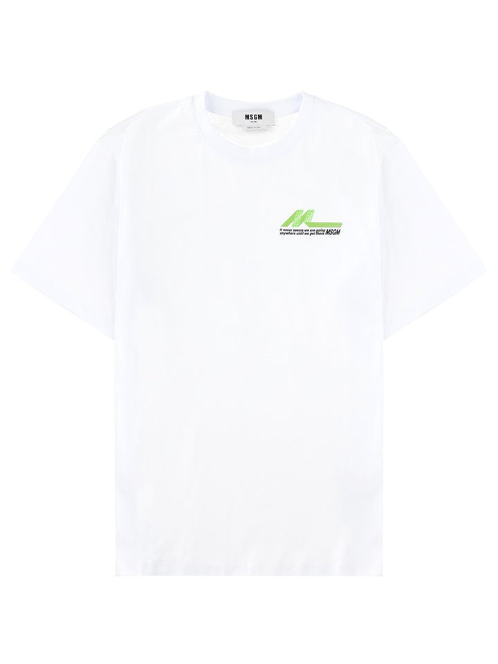 Msgm T shirts - White | e50c40dd52c4204ab38fa5f9534998b754fe4c06