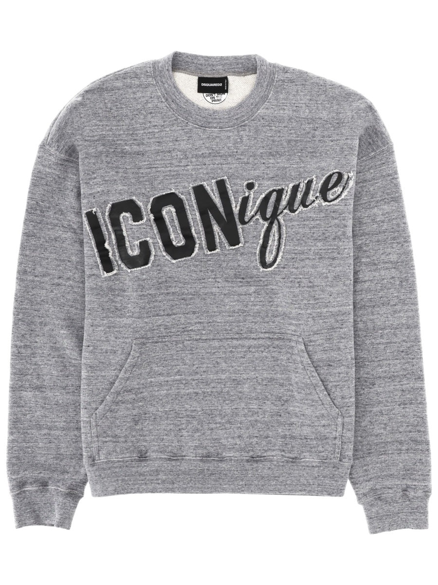 Dsquared2 Sweatshirts - Grey | be3ca87343c7e376a40ba5405bfd08be9aac9af8