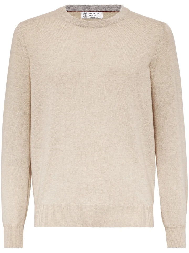 Brunello Cucinelli Pullover - Nude & Neutrals | 855c39497c9b6e0590d18d1b9d27af2d9747c3fe