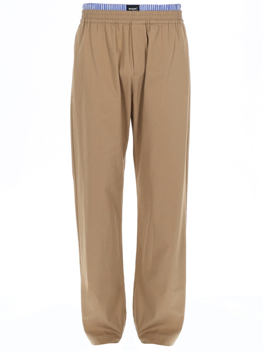 Msgm Pants - Beige | 3dd3ea79cbe4b29c047dea36f05e2dedf65bcc6f