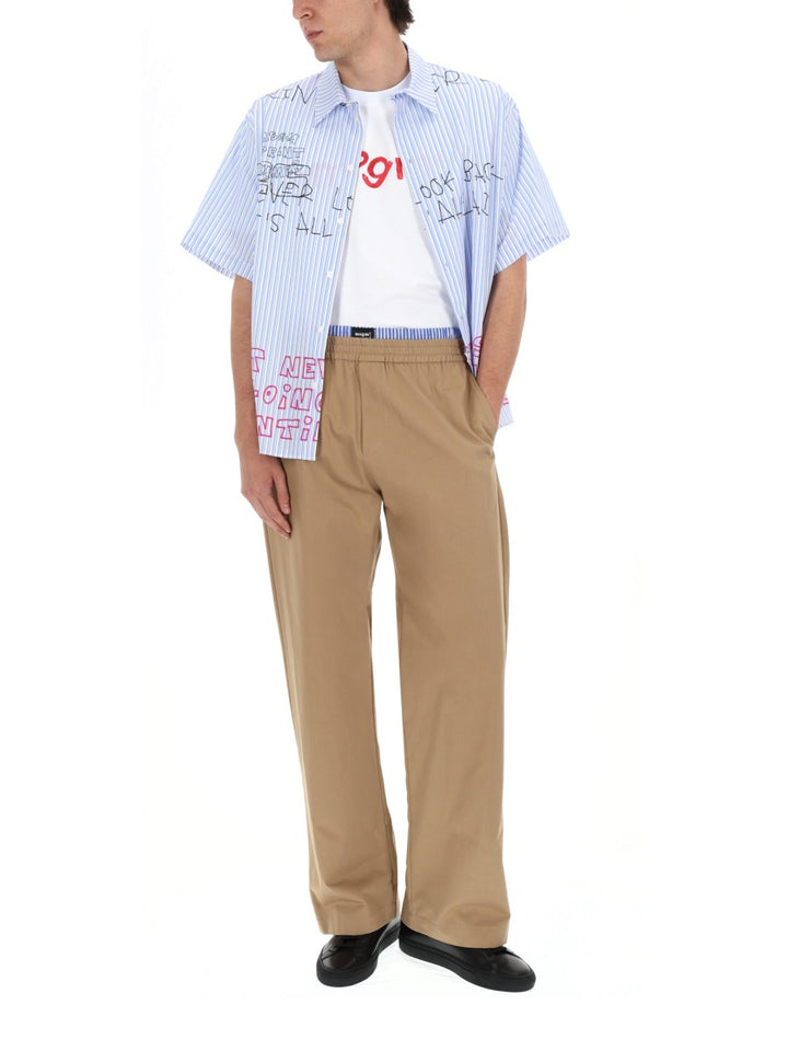 Msgm Shirts - Azure | c82a3baa8a9f2fc626fc0d6b03255dce78ac70f6