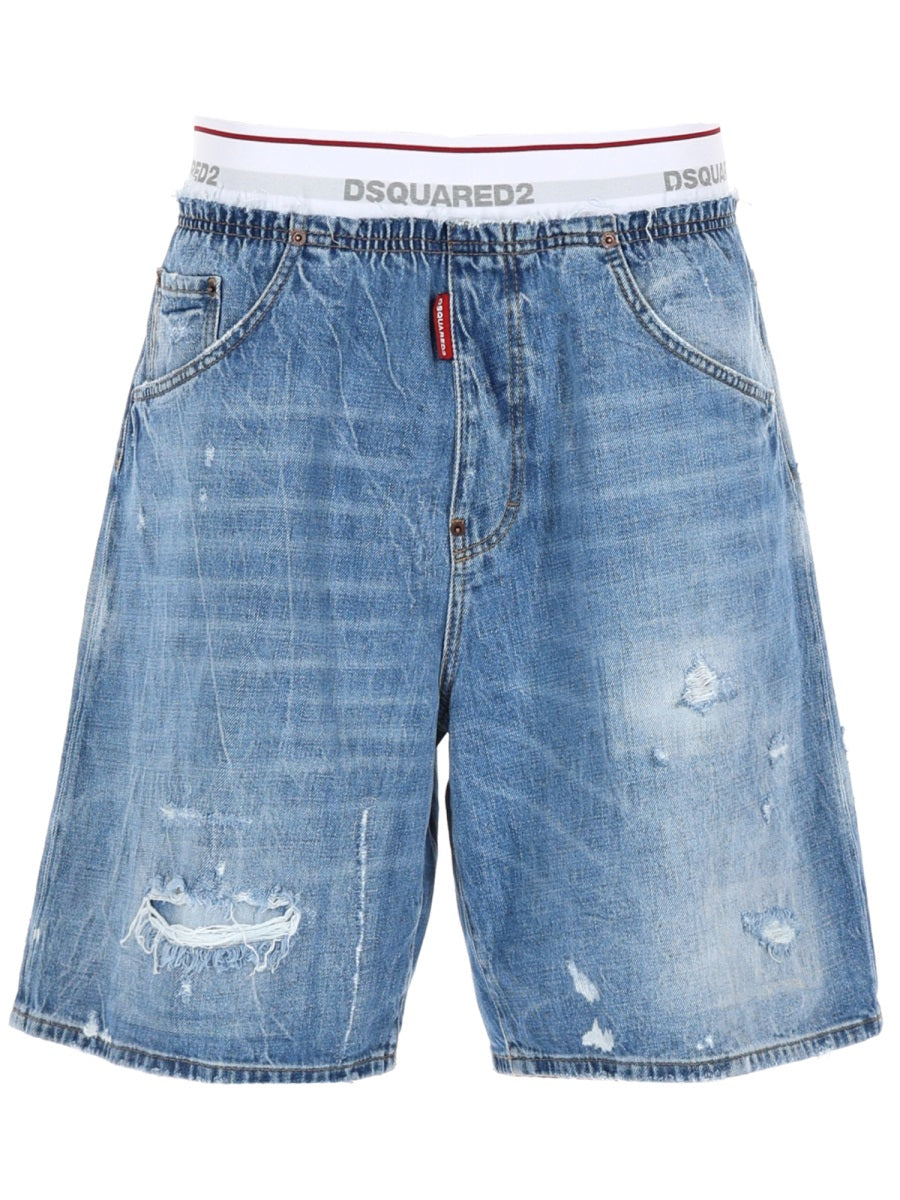 Dsquared2 Shorts - Blue | a4c06641d9a12fe92b324ffc3b283bc9a063c843