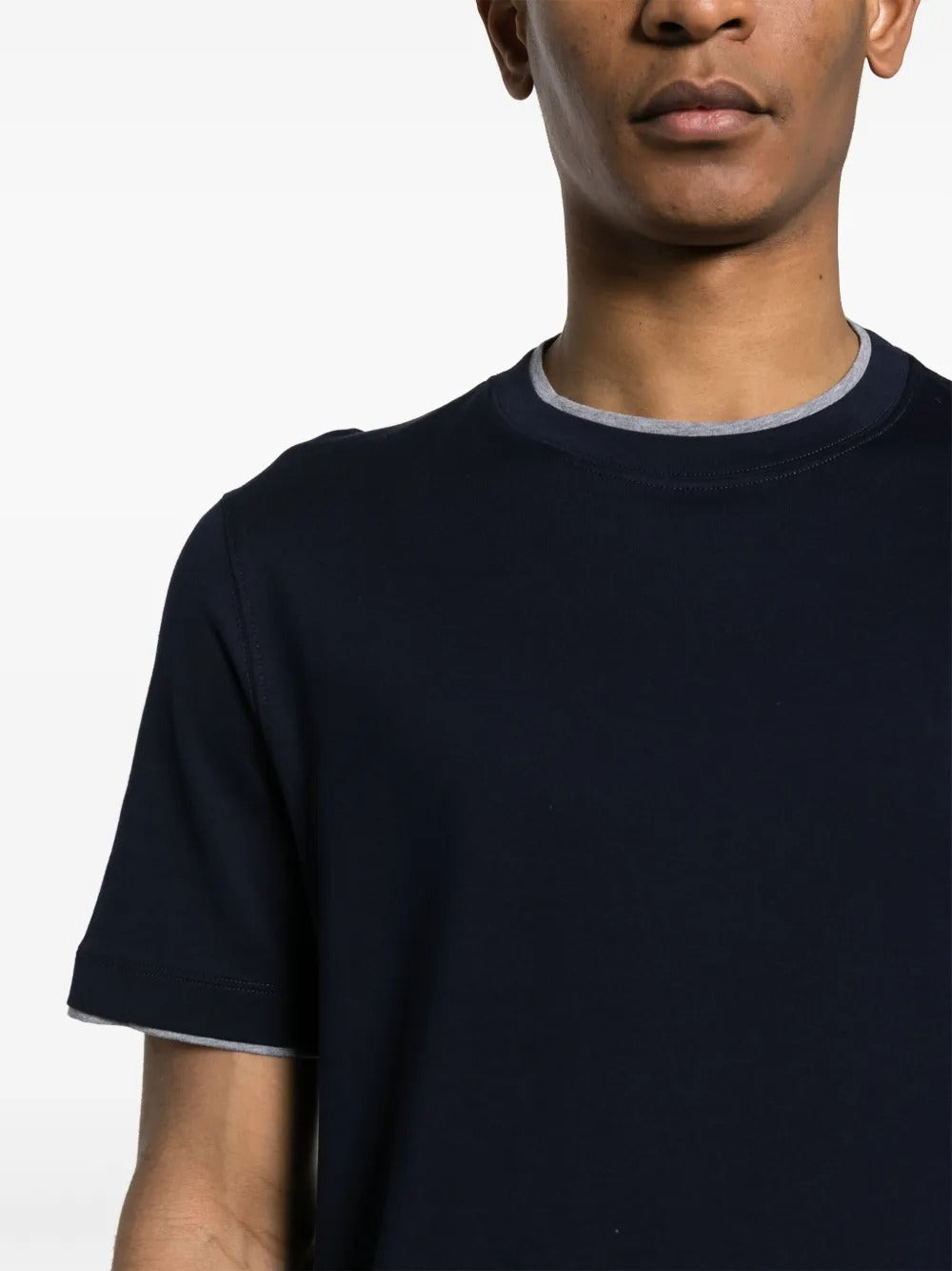 Brunello Cucinelli T-shirts - Blue | 17dda95096932f7d6447a2e9d042d9a3c20fe953