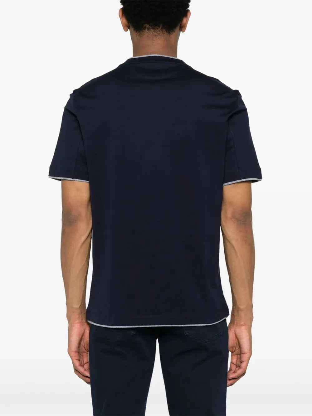 Brunello Cucinelli T-shirts - Blue | 3232d7c92bf5e4a59448bb2665ea076b474f5b3e