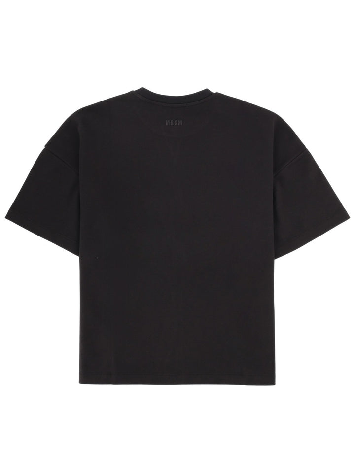 Msgm T shirts - Black | f4dd5d29464b84cb6177be9c4e7cf371ebf5d54c