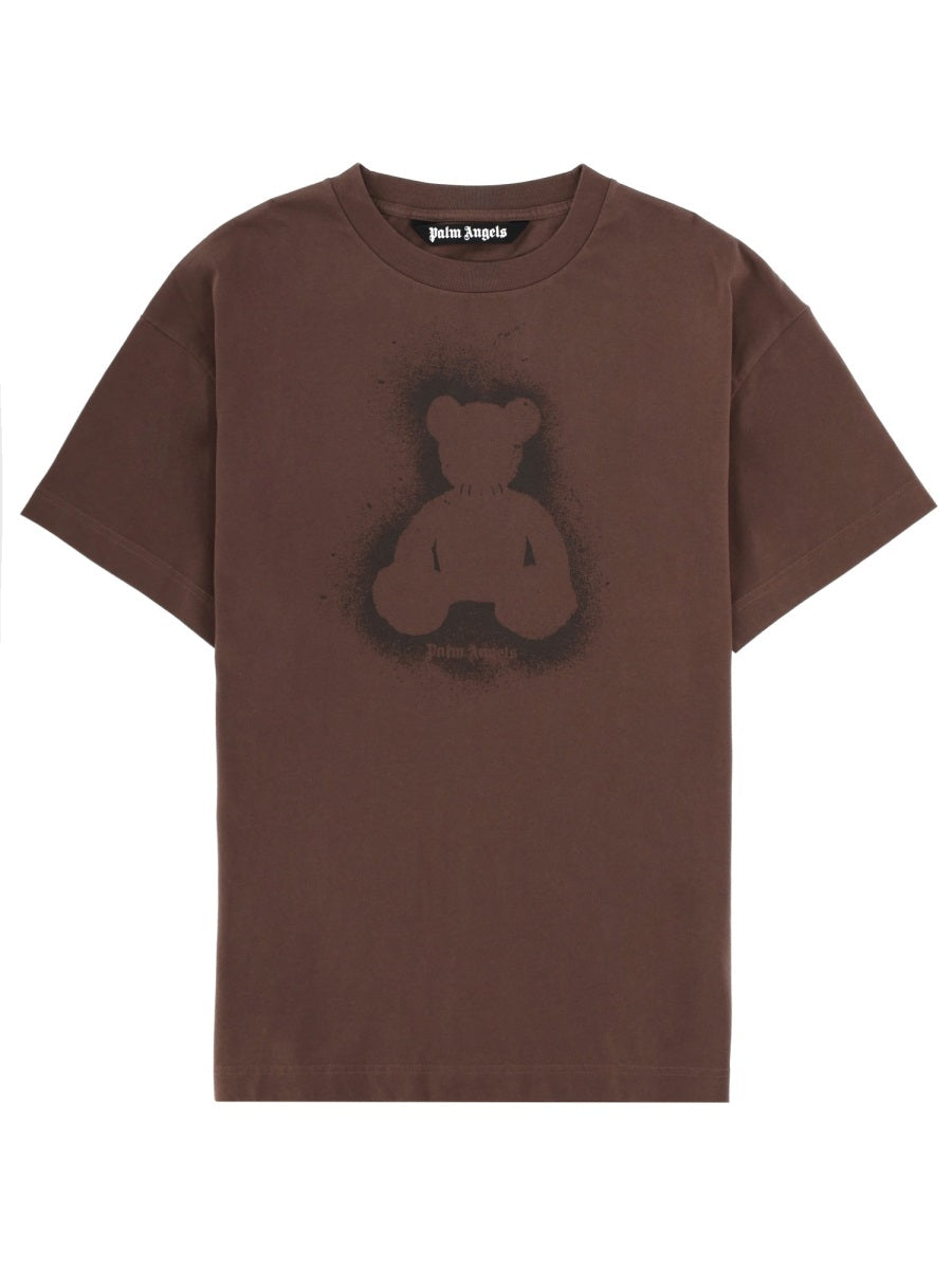 Palm Angels T shirts - Brown | ed95ef0192db620a0218fea99828f525b19e421e