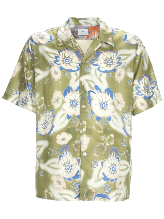 Camicia "Casual Fit" Con Stampa