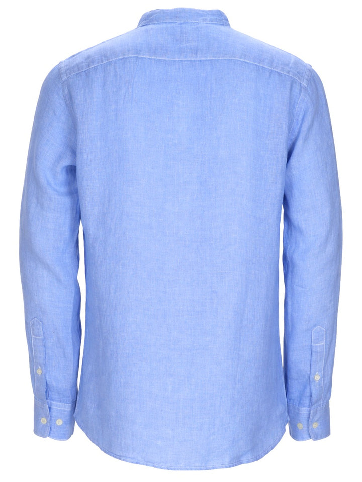 120% Lino Shirts - Azure | 62975ec43bd6a5143387b0f3766ce833e80432c2