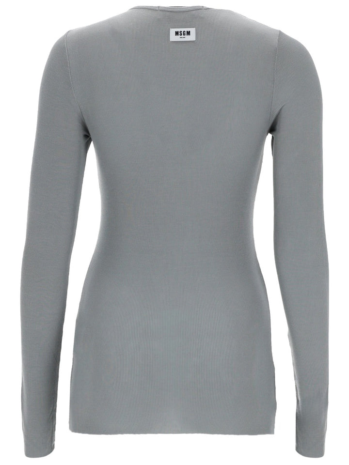 Msgm T shirts - Grey | 00377f54683b271397fa20a60d389b82758ce293