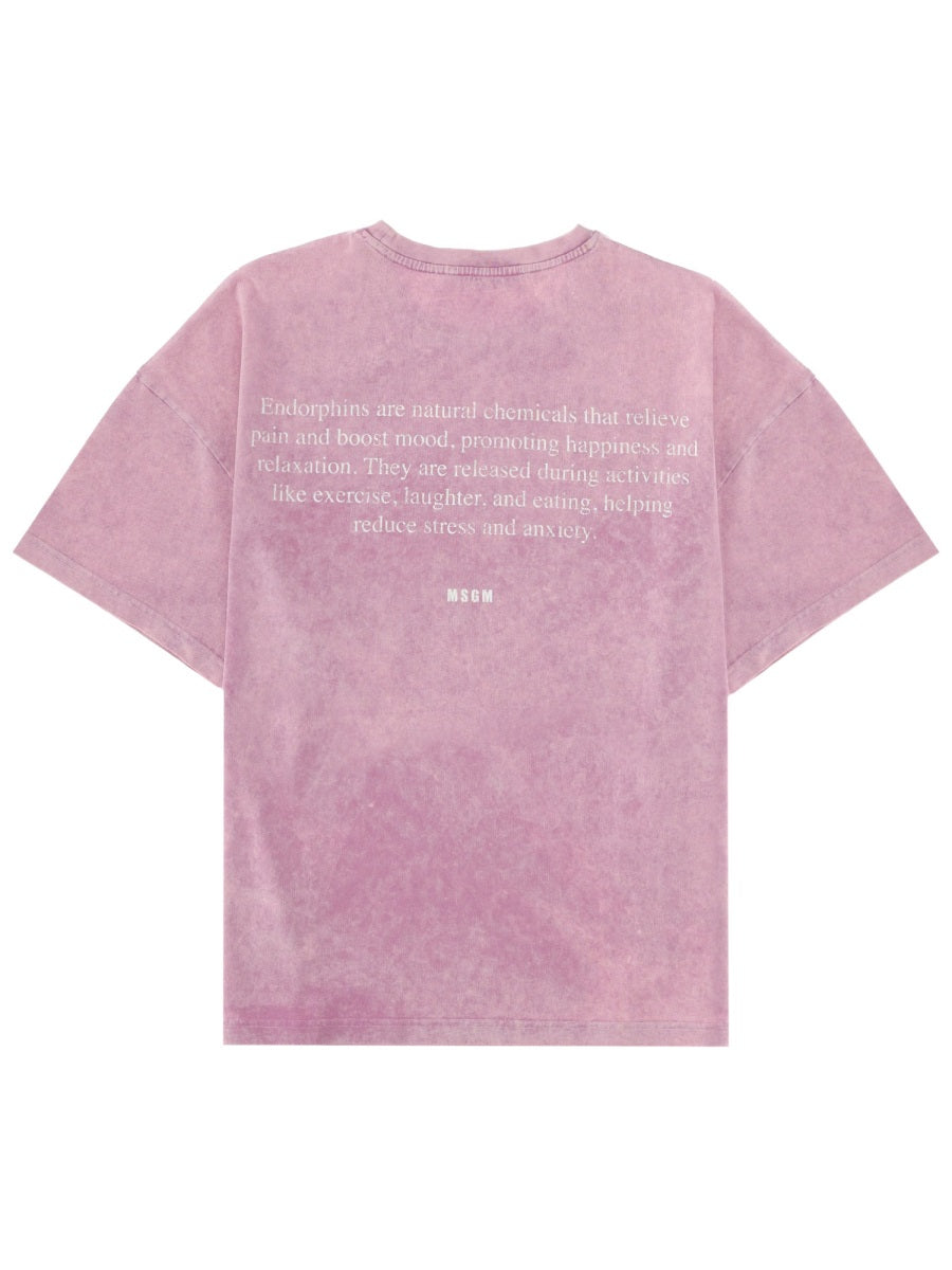 Msgm T shirts - Pink | ee9ae0fdf70b9e5fb062802c86a197ab5b8c0419