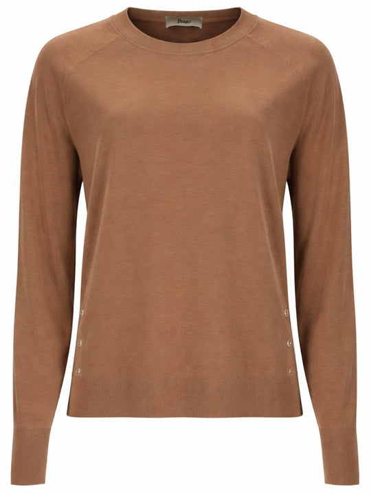 Maglia Con Bottoni Laterali