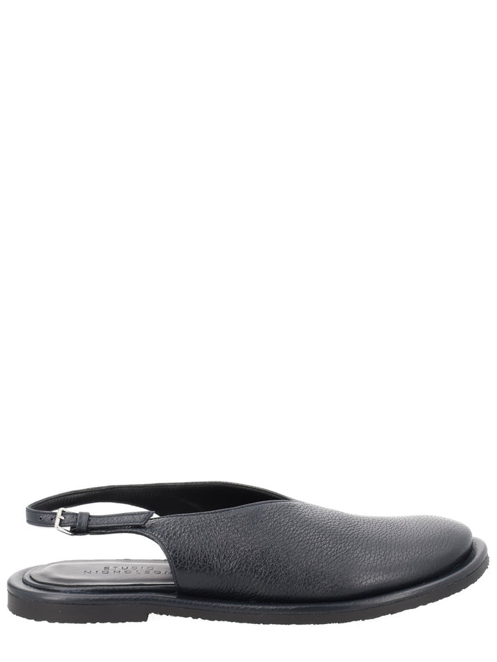 Studio Nicholson Flat Shoes - Black | 06cdbec6308db2341e9b804d3302867d271795f5