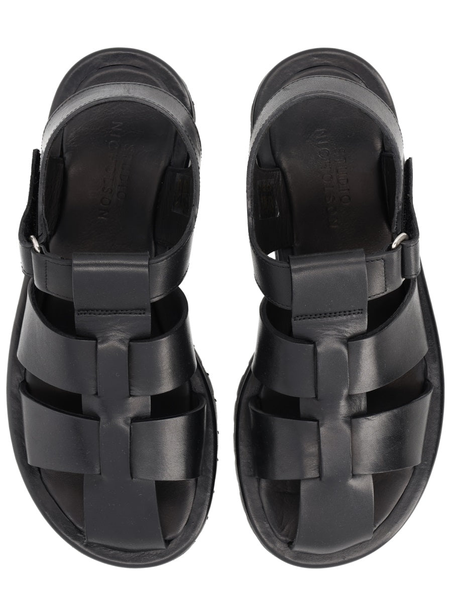 Studio Nicholson Sandals - Black | d379cbb211329120887b63e9657b9a6ead31ee26