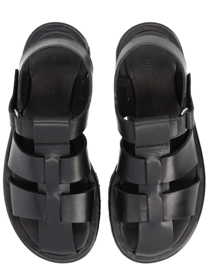 Studio Nicholson Sandals - Black | d379cbb211329120887b63e9657b9a6ead31ee26