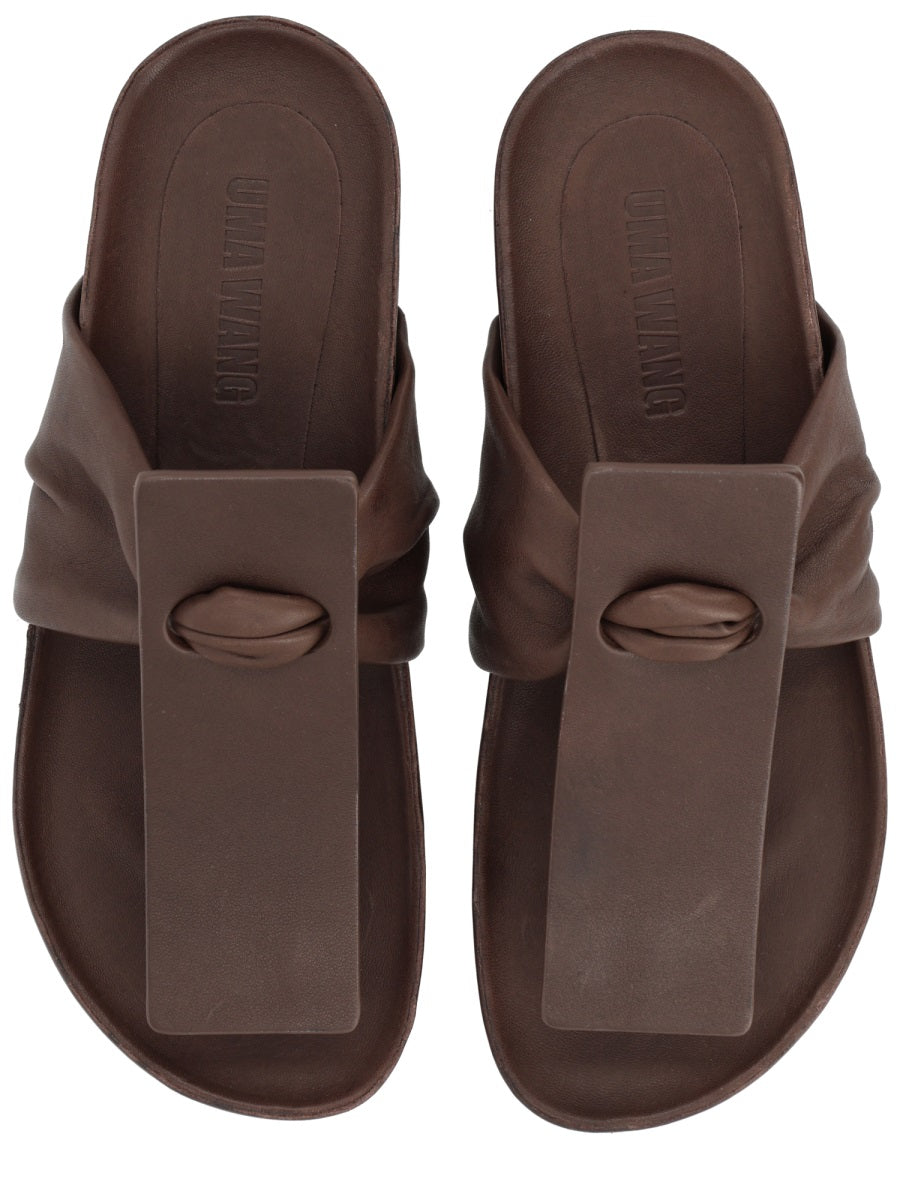 Uma Wang Sandals - Brown | 313d27ab16dc6d03bcf86c21c83899103bc4d358