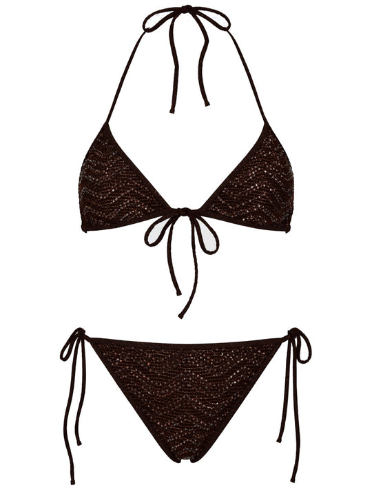 Costume Bikini Con Paillettes
