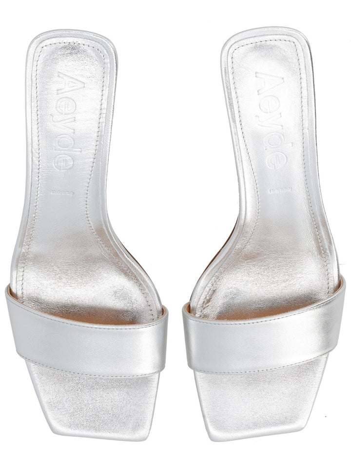 Aeyde Sandals - Silver | 519d87360e67f5ed8e84fece122bc912f80814f7
