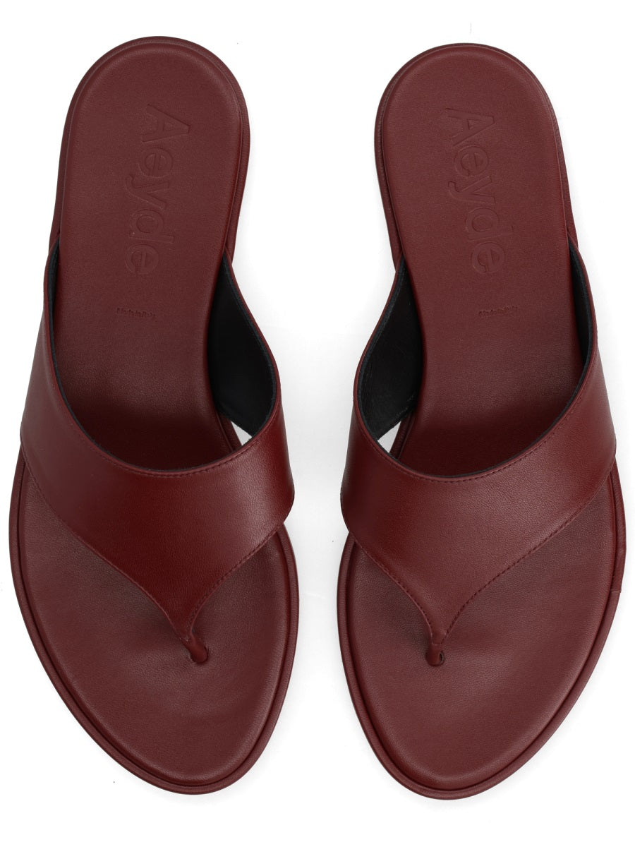 Aeyde Sandals - Bordeaux | fee65e450b64f92c2a5dac258c935f755e315609