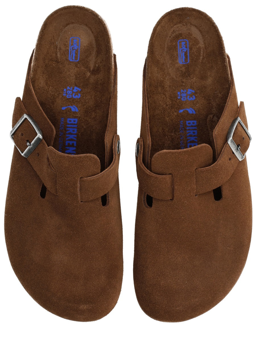 Birkenstock Flat Shoes - Brown | a8b923e53a60636c7c3ca9a8ea8f68fb8ab6d259