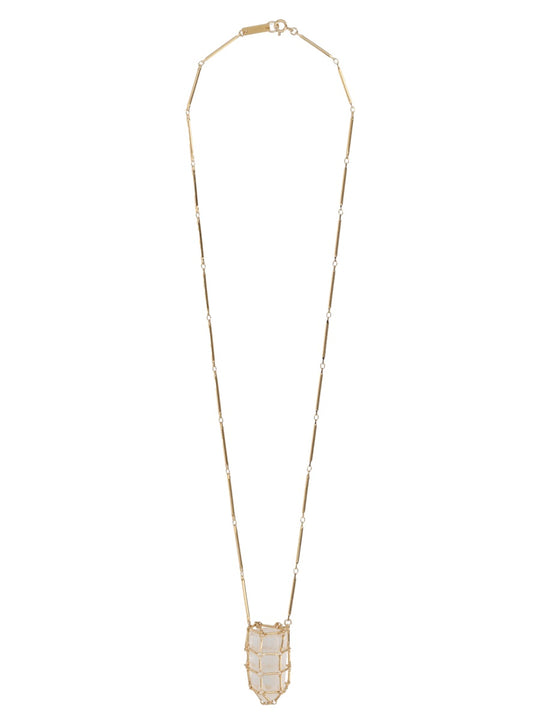 Collana Con Pendente "Rock Crystal"