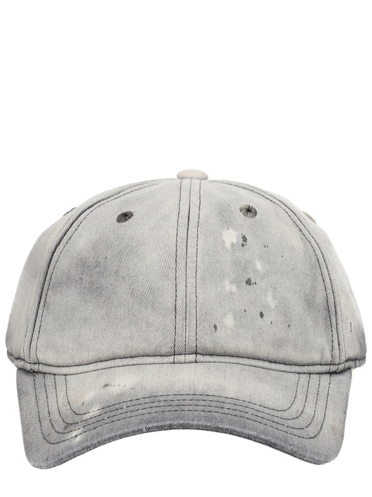 Cappello Da Baseballl In Denim