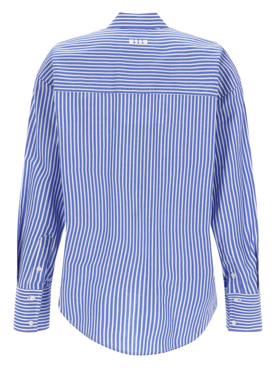 Msgm Shirts - Blue | fc23d721e842565b6c234d93b6c8cd04e3087f6c