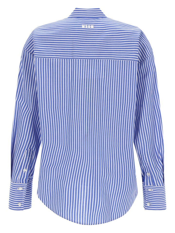 Msgm Shirts - Blue | fc23d721e842565b6c234d93b6c8cd04e3087f6c