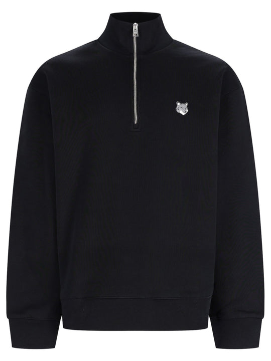 Felpa "Fox Head" Con Zip