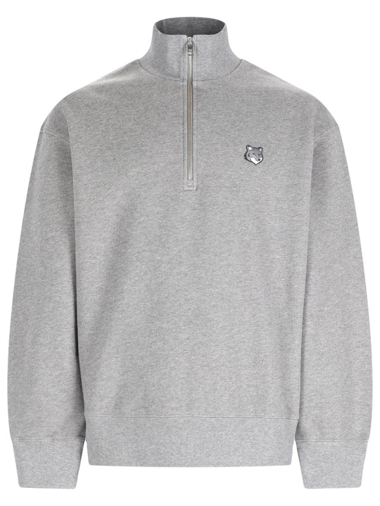 Felpa "Fox Head" Con Zip