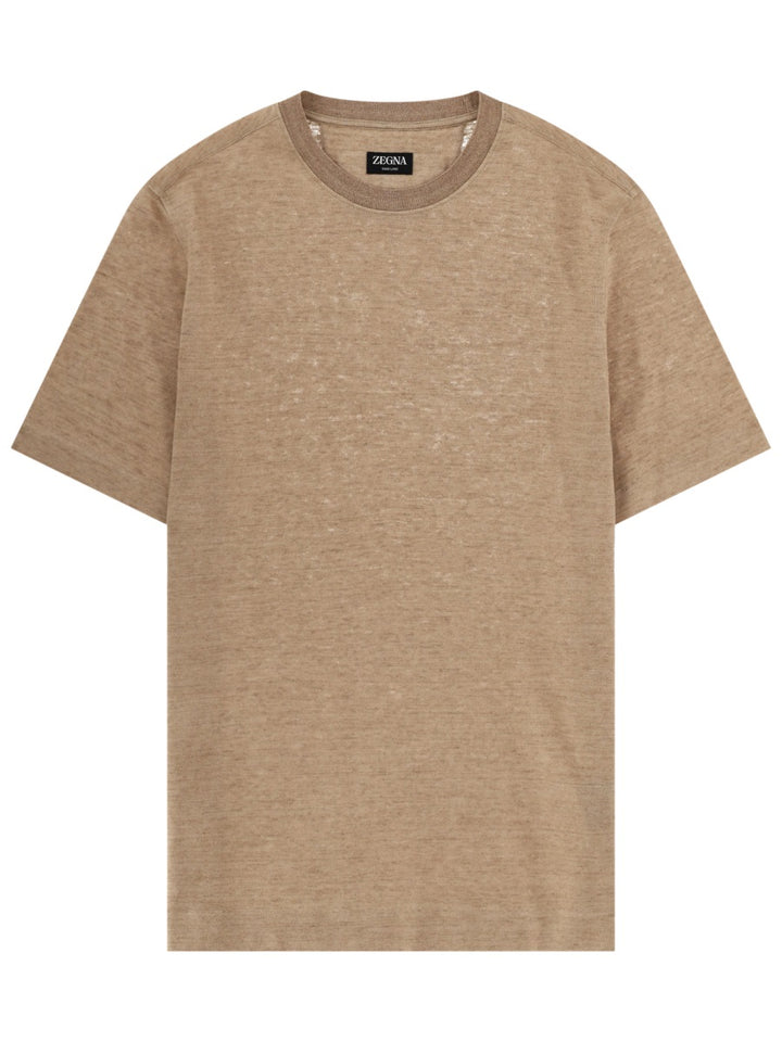 Zegna T shirts - Beige | 74efc0c9685f2d96426e9494a303e44739bed4b5