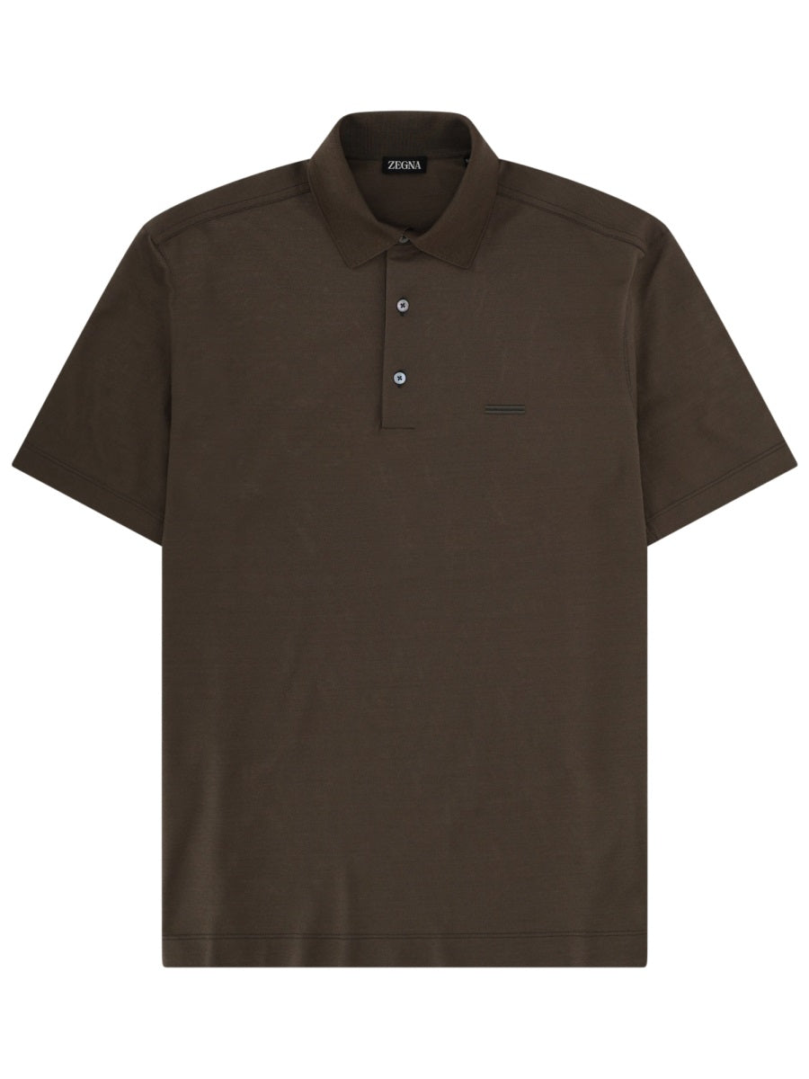 Zegna Polo - Brown | 4347c3847fb968d3df72a3eff3707f8bb5947dbb