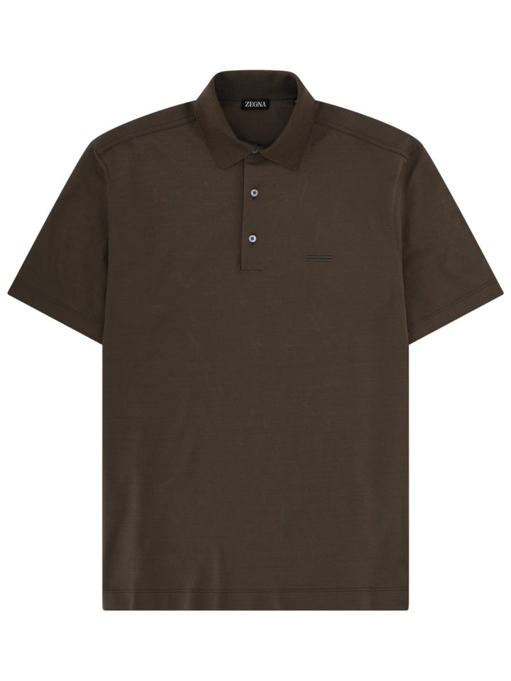 Zegna Polo - Brown | 4347c3847fb968d3df72a3eff3707f8bb5947dbb