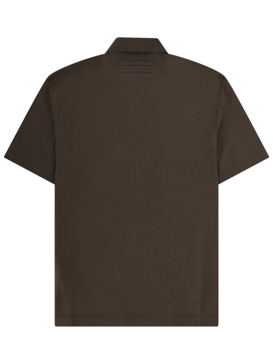 Zegna Polo - Brown | 02506dfec6ee81fd42055854f161bd20fe10b167