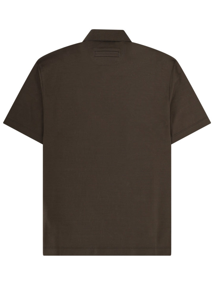Zegna Polo - Brown | 02506dfec6ee81fd42055854f161bd20fe10b167