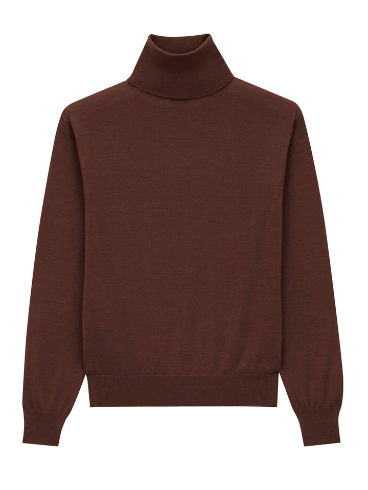 Saint Laurent Paris Turtle neck - Brown | 3916435c07b32a44644c703c9482a7bff8bbfeb9
