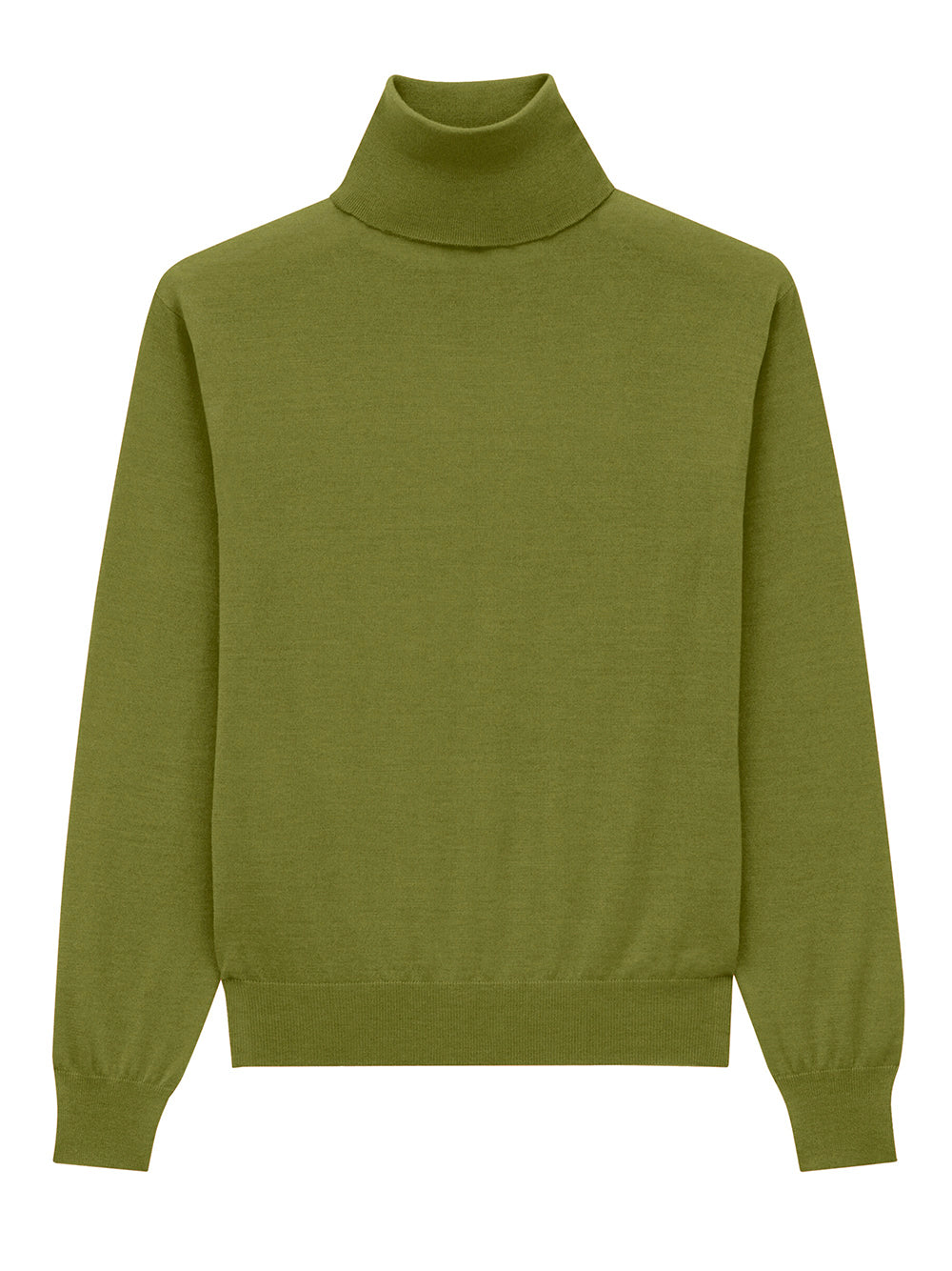 Saint Laurent Paris Turtle neck - Green | 074726657b910a0bed7a3b67afcb1511d86490a9
