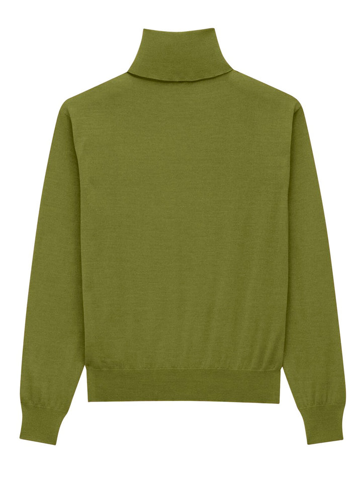 Saint Laurent Paris Turtle neck - Green | d113d23bafe6156ca340322d5e0751cb85a0fef4