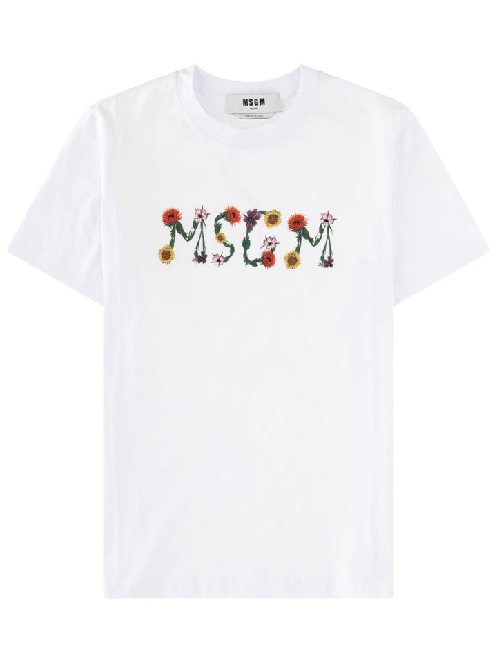 Msgm T shirts - White | 68b732acce5fdc7df0cf786d2f929453687c9574