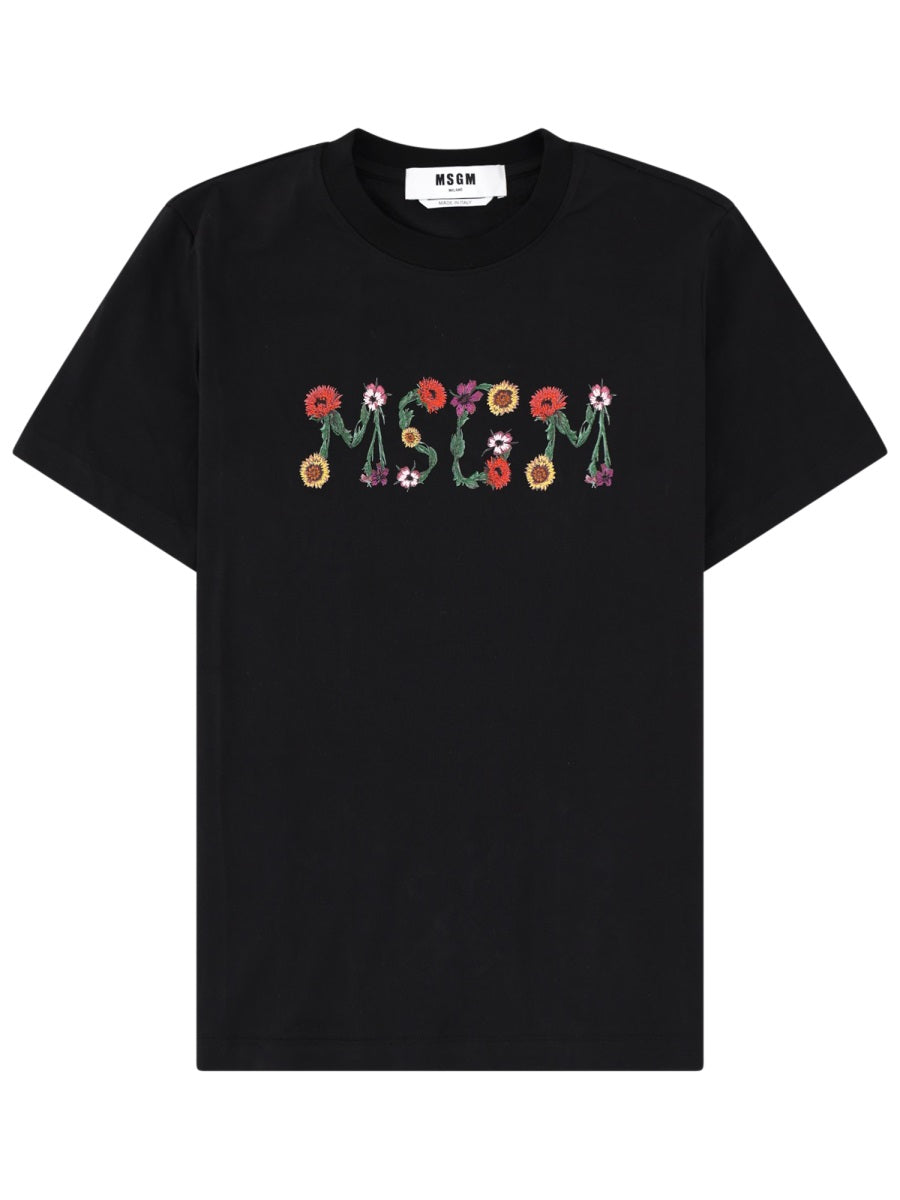 Msgm T shirts - Black | 942a067bd17e4fb363d3f99f087af6a8675c0825