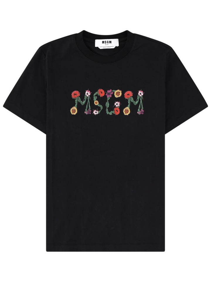 Msgm T shirts - Black | 942a067bd17e4fb363d3f99f087af6a8675c0825