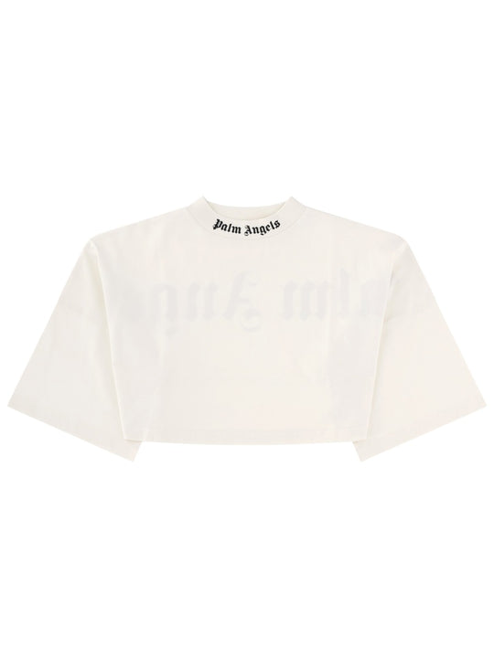 T-Shirt Crop Con Logo