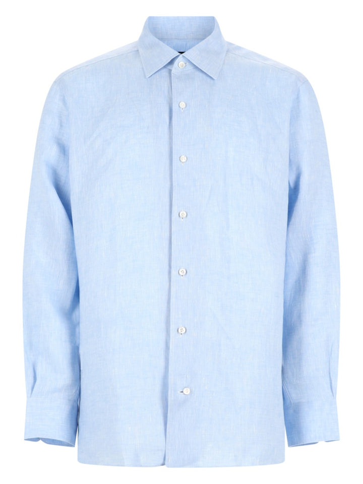 Zegna Shirts - Azure | fa3f0d2a3a82cd88babb2e19cc57a607cd540f12
